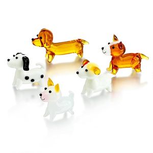 Wholesale Hand Blown Murano Glass Dolphin Giraffe Figurines Handmade Feng Shui <b>Easter</b> Home Decor <b>Ornaments</b> Tiny Glass World - Product Image 1