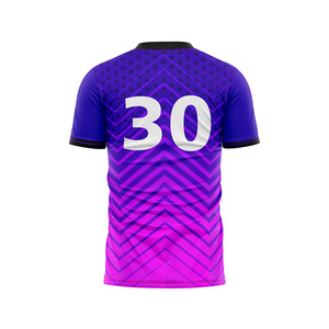HEALY Dry Fit Polyester Sublimatie T-shirts Fabrikant Op Maat Voetbal V-hals T-shirts Heren - Product Image 2