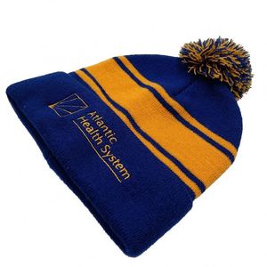 Bán Buôn Thể Thao Dệt Kim Jacquard Tùy Chỉnh Unisex Thể Thao Mùa Đông Đan Acrylic <span class=keywords><strong>Beanie</strong></span> Trẻ Em Mùa Đông <span class=keywords><strong>Hat</strong></span> Cho 32 Đội - Product Image 3