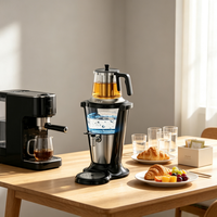 Bouilloire électrique en verre Schott allemand 3L 2000W avec protection double anti-chauffe à sec, certifiée CB