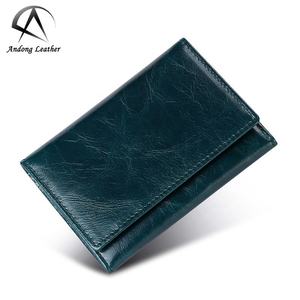 กระเป๋าสตางค์ใบสั้นสำหรับผู้ชายหนังวัวแท้แฟชั่นธุรกิจ - Product Image 1