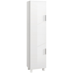 HOMCOM-Columna de baño moderna con 2 armarios de MDF, estantes ajustables de 40x30x167,5 cm - Product Image 1