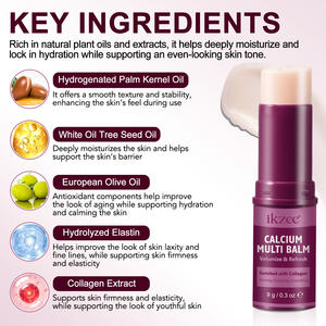 Bálsamo Multiusos IKZEE Hidratante, Humectante, Iluminador, Revitalizante, Antiarrugas, con Calcio y Colágeno - Product Image 3