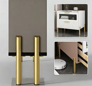 Patas de Hierro para Mesa con Alturas Personalizables de 10cm-75cm, Accesorios de Ferretería Negros, Patas para Mesa de Comedor - Product Image 2