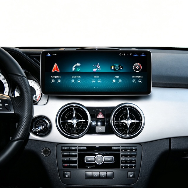 Androiod 13 Qualcomm 8Core 12.8-Inch Car Radio Stereo Carplay Touch Screen Player for Mercedes Benz GLK X204 2008 - 2015