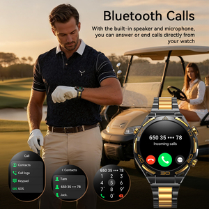 Reloj Inteligente W90 Pro con Pantalla Táctil AMOLED de 1.43 Pulgadas, 900 mAh, Resistente al Agua, Linterna LED, Más de 100 Modos Deportivos, Suite de Salud con IA - Product Image 5