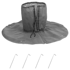 Protecteurs de racines d'arbres Protecteurs de gel de racines d'arbres à 3 couches avec clous moulus pour la protection des racines des plantes par temps <span class=keywords><strong>froid</strong></span> en plein air - Product Image 2
