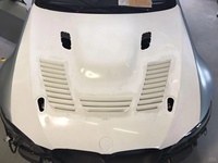 Capot en fibre de carbone pour BMW M3 E92 E93 2007-2013, style GTR ventilé, montage direct, léger