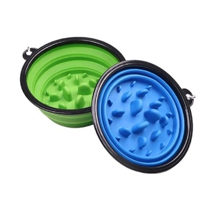 Top 10 Selling Products Foldable Food Silicon, Made in China Portable Pet Folding Bowl - Product Image 3