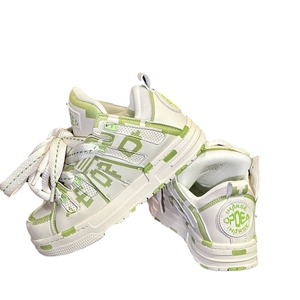 Nền tảng vải sneaker giản dị ren-up phong cách quần vợt chạy retro cổ điển giảng viên đi bộ Giày thể thao thời trang - Product Image 1