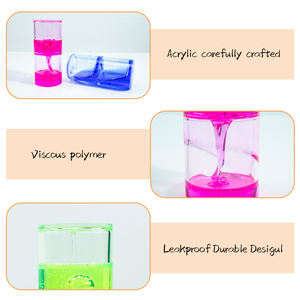 Cadeaux sensoriels, sablier à huile liquide, sablier à sable, <span class=keywords><strong>tube</strong></span> sensoriel pour cadeaux, jouets, décoration de bureau - Product Image 4