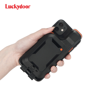 เครื่องสแกนบาร์โค้ดไร้สายแบบหนีบหลังโทรศัพท์ รองรับ <span class=keywords><strong>QR</strong></span> โค้ด 2 มิติ พร้อมพอร์ต USB สำหรับ <span class=keywords><strong>iPhone</strong></span> และ Android มีสินค้าในสต็อก - Product Image 1