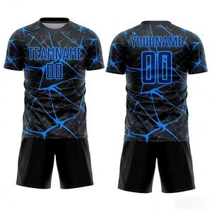 Kit da Calcio Personalizzato con Nome e Numero, Traspirante, ad Asciugatura Rapida, con Stampa in Sublimazione per Partite, Allenamenti e Campionati di Futsal - Product Image 1