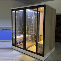 Cabane mobile préfabriquée en forme de pod, petite maison conteneur avec 1 salon et 1 chambre à coucher
