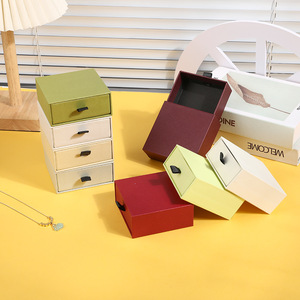 Csmd Trung Quốc Nhà cung cấp trượt quà tặng bao bì màu đỏ tùy biến tông lưu trữ đồ trang sức hộp cho Bông tai - Product Image 4