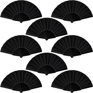 Abanicos de Mano Plegables de Plástico de 23 cm, Personalizados y de Colores, para Mujeres y Festivales, Estilo Romántico, Modelo PS, Accesorio de Juguete - Product Image 1