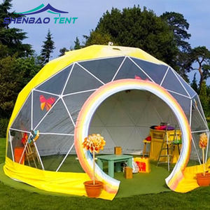 Tente de camping joliment décorée tente dôme bonne qualité 5m tente dôme de fête pour événement - Product Image 1