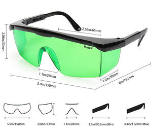 <span class=keywords><strong>Gafas</strong></span> Láser Verdes Ajustables Huepar GL01G <span class=keywords><strong>para</strong></span> Decoración, Fontanería, Metalurgia, <span class=keywords><strong>Gafas</strong></span> Láser de Seguridad <span class=keywords><strong>para</strong></span> Azulejos - Product Image 2