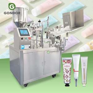 Skin Wall Putty Collapsible Liquid Plastic Squeeze Care Cream Filler Shampoo Tube Fill and Seal Machine - Product Image 1