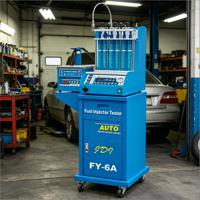 Testeur et Nettoyeur d'Injecteurs Multifonctionnel FY-6A à Ultrasons, Banc de Test de Débit et de Fuites d'Injecteurs, Pression 7.5kg/cm