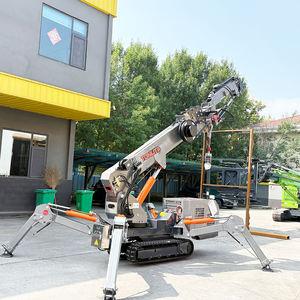 Mini <span class=keywords><strong>Gru</strong></span> Ragno Cingolata Tonlita da 3, 4, 5, 8 Tonnellate con Braccio Telescopico Idraulico Telecomandata e Portatile per l'Edilizia - Product Image 1
