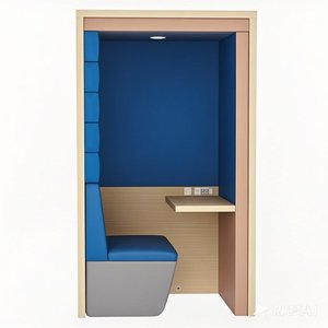 Meubles de bureau créatifs pour une place pour la maison, le bureau, l'appartement ou le salon, téléphone privé, téléphone, ensemble de canapés - Product Image 5