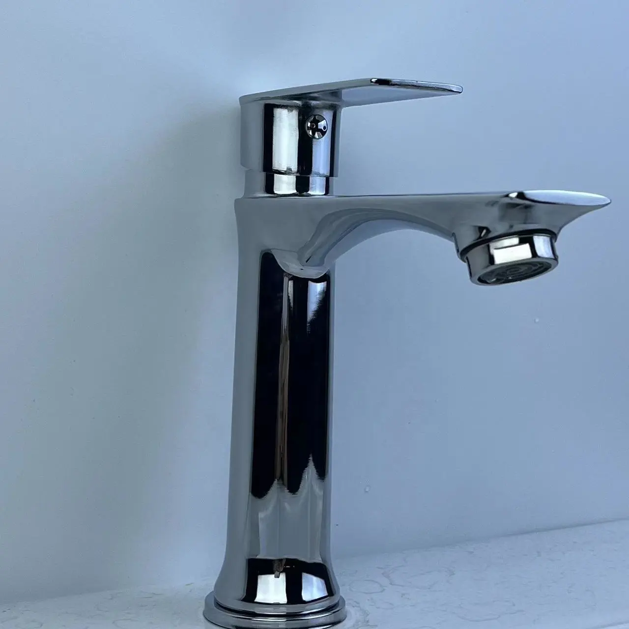 Direct OEM Cheap modern good price deck installed zinc basin faucet single lever handle cold water washbasin faucet bathroom