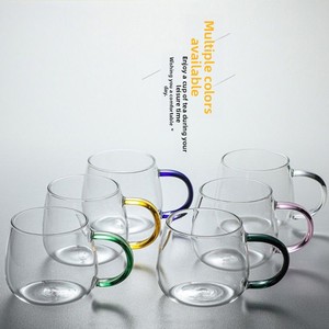 Ensemble de 6 tasses à boire en <span class=keywords><strong>verre</strong></span> borosilicate de qualité supérieure, style moderne, utilisable <span class=keywords><strong>au</strong></span> <span class=keywords><strong>micro</strong></span>-ondes, pour le camping, passe <span class=keywords><strong>au</strong></span> lave-vaisselle et <span class=keywords><strong>au</strong></span> <span class=keywords><strong>micro</strong></span>-ondes - Product Image 1