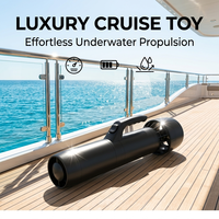 Vente en gros de scooter électrique sous-marin, propulseur de plongée sous-marine, commande au pouce, noir mat, luxe, yacht de croisière, jouet, moteur de propulsion