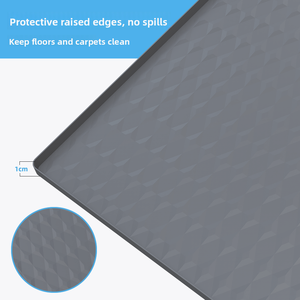 Tapis d'entraînement moderne et imperméable pour chiens et chats, tapis pipi en silicone pour animaux de compagnie, lavable, antidérapant, protection du sol, voyage souple, fournisseur d'usine OEM - Product Image 4