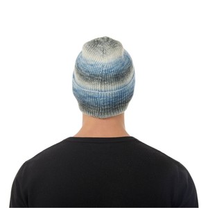 Knitted Beanie Gradient Colors Acrylic Fiber Warm Windproof Foldable Women's <b>Hat</b> Autumn <b>Winter</b> Style - Product Image 3