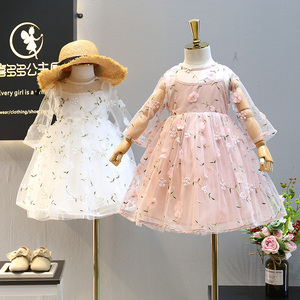 Innovative Products for Import Western Latin Dance Flower Girl Kids Embroidered Dress Model Buy Direct From China Factory - Product Image 4