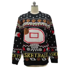 Maglione Unisex personalizzato caldo maglione lavorato a maglia natalizio brutto maglione natalizio