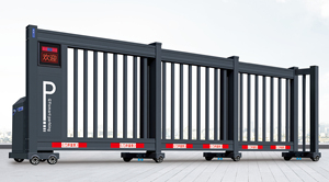 XGY Factory Großhandel Custom Aluminium legierung Smart Electric Automatische Teleskop Auffahrt Tür <span class=keywords><strong>Segment</strong></span> Schiebe tor - Product Image 2