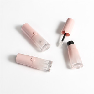 Yueshunxing 5ml Factory Direct Sale Little <strong>Fat</strong> <strong>pink</strong> Frosted Plastic Matte Gradient <strong>pink</strong> Empty Lip Gloss Tube - Product Image 2