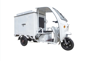 รถสามล้อไฟฟ้าบรรทุกสินค้าแบบใหม่ ปี 2024 มอเตอร์ไร้แปรงถ่าน รับน้ำหนักได้ 300 กก. ระยะทาง 50-70 กม. ห้องโดยสารปิด สำหรับการส่งด่วน - Product Image 3