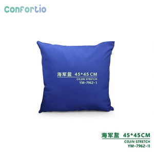 Cuscino in Tessuto Elastico di Alta Qualità Blu Navy 45*45 Cuscini e Guanciali di Lusso - Product Image 3