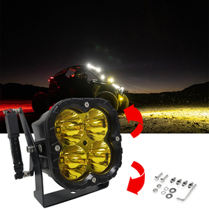 Tùy chỉnh 5 inch 80W 24V <span class=keywords><strong>LED</strong></span> Spotlight xoay điều chỉnh góc nghiêng off-road phụ trợ lái xe đèn cho SUV offroad ATV UTV - Product Image 3