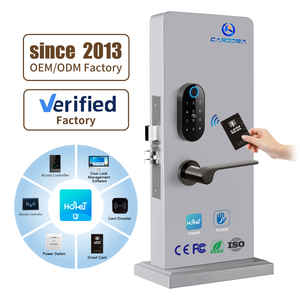 Kunci Pintu Mortise Standar AS, Kunci Pintar Wifi Sidik Jari Dengan Keypad Elektronik, Kunci Tombol <span class=keywords><strong>Digital</strong></span> Single Latch - Product Image 1