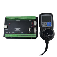 Carte Contrôleur de Mouvement CNC-Ethernet EC500 4/6 Axes, Carte d'Interface Mach3 NVMPG&LCD&SMPS pour Machines de Gravure et de Fraisage CNC