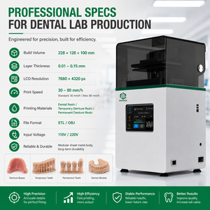 Impresora 3D LCD Profesional de Alta Gama Industrial para Odontología, con Nivelación Automática, para Laboratorio Dental, Impresión de Bases de Prótesis Dentales y Dientes Temporales - Product Image 5