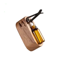 Diffuseur de parfum pour voiture en bois de noyer gravé avec huile essentielle longue durée, fabriqué en Chine continentale