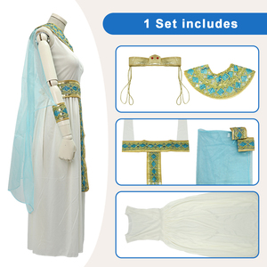 Festa di Halloween Dress Up Costume Cosplay <span class=keywords><strong>adulto</strong></span> blu Cleopatra Costume antico egitto egiziano abito <span class=keywords><strong>da</strong></span> <span class=keywords><strong>principessa</strong></span> per le donne X-Large - Product Image 2