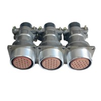 Conector Serie 2PM 2PM30K24ZA2, Tamaño de Carcasa 30-24 Pines, Conector Hembra Estándar Ruso con Aislante de Baquelita + 40% Fibra de Vidrio
