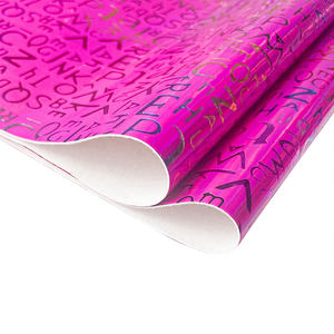 थोक 0.7mm दर्पण सतह अंग्रेजी वर्णमाला पु अशुद्ध सिंथेटिक चमड़े - Product Image 4