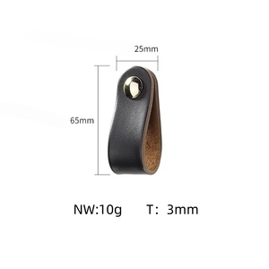 Gagang Kabinet Dapur Kulit Berbagai Warna Grosir Pabrik, Kenop Laci Lemari, Perlengkapan Kabinet - Product Image 4