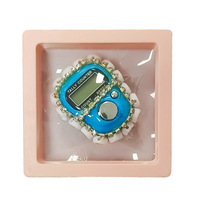 Compteur de doigt numérique personnalisé pour musulmans avec cristal, idéal pour mariage islamique, cadeau de l'Aïd, compteur Tasbih Zikrmatic