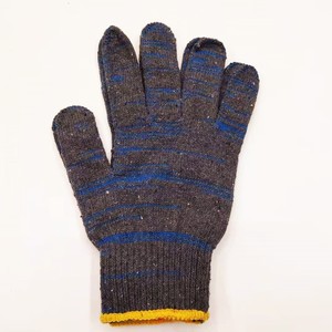 Guantes de punto de África Guante de algodón negro Guante de algodón mecánico automático Trabajo Precio barato Seguridad de construcción usable Luva Guanti - Product Image 3