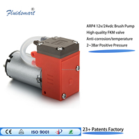 Pompe à vide sans huile à membrane de laboratoire résistante aux produits chimiques 12V 24V DC Mini pompe électrique Portable à compresseur d'air
