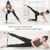 TPE 8 Word Fitness Yoga goma resistencia bandas de goma Fitness banda elástica Fitness equipo expansor entrenamiento gimnasio ejercicio tren